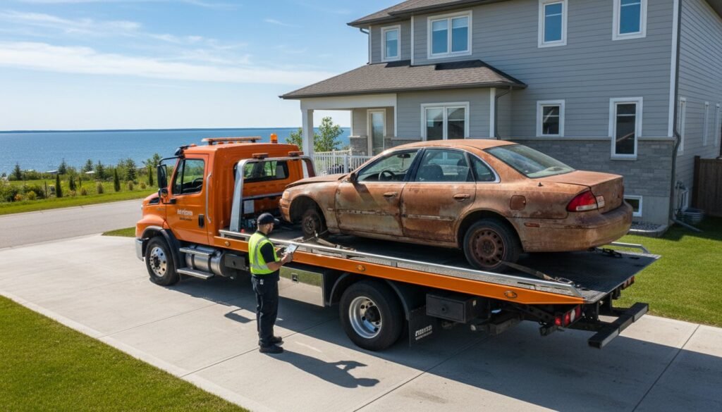 Scrap Car Removal in Oshawa: The 2026 Professional Guide to Towing & Disposal